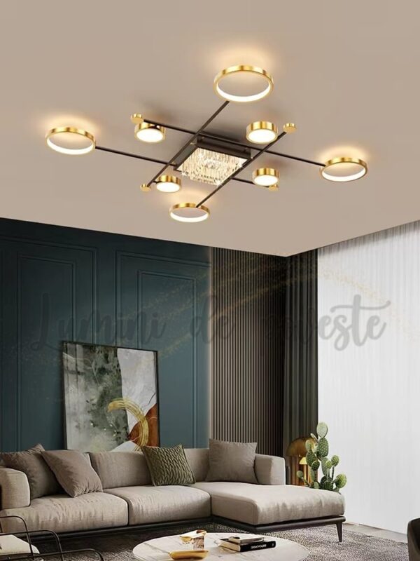 Lustra LED Krystal Space