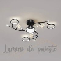 Lustra LED Space Glam Black