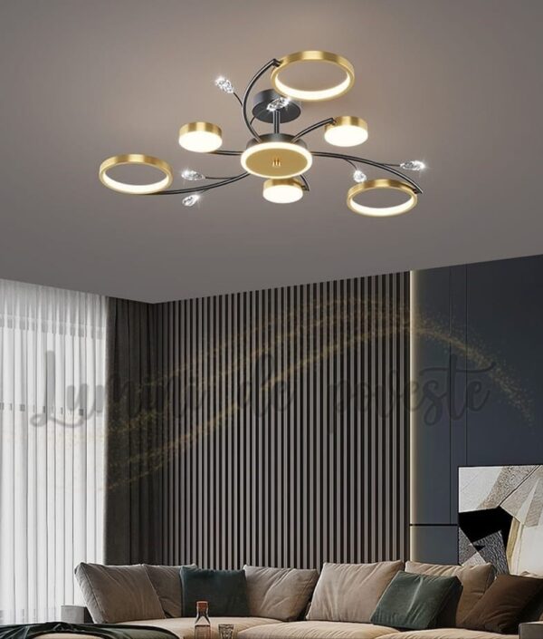 Lustra LED Space Glam Gold