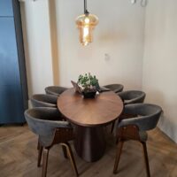 Candelabru Cognac Glass Dining 5 photo review