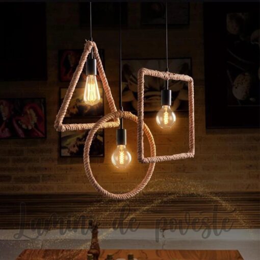 Pendul Vintage Rope Round