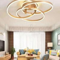 Lustra LED 240W Infinite Minimalist 3 Gold