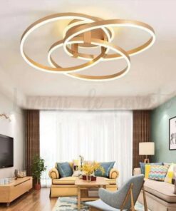 Lustra LED 240W Infinite Minimalist 3 Gold