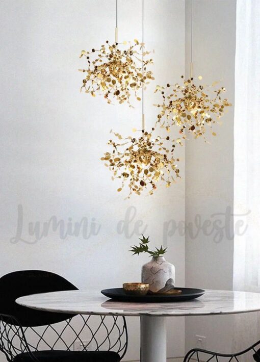 Pendul LED Diva Gold