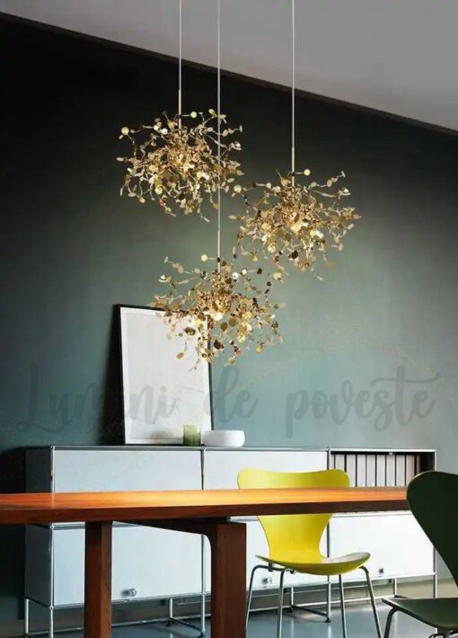 Pendul LED Diva Gold