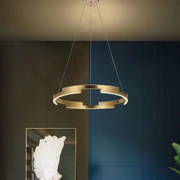candelabru minimalist tetris gold
