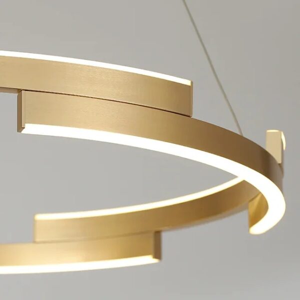 candelabru minimalist tetris gold