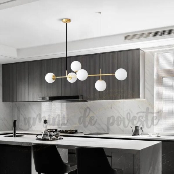 Candelabru Moon Dining Gold 6