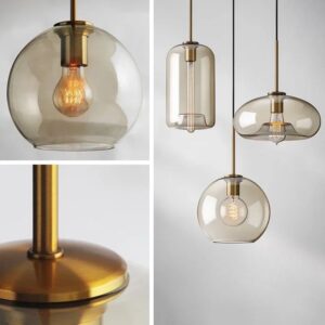 Candelabru Cognac Glass Dining