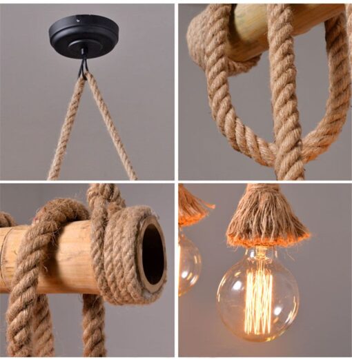 lustra retro rope