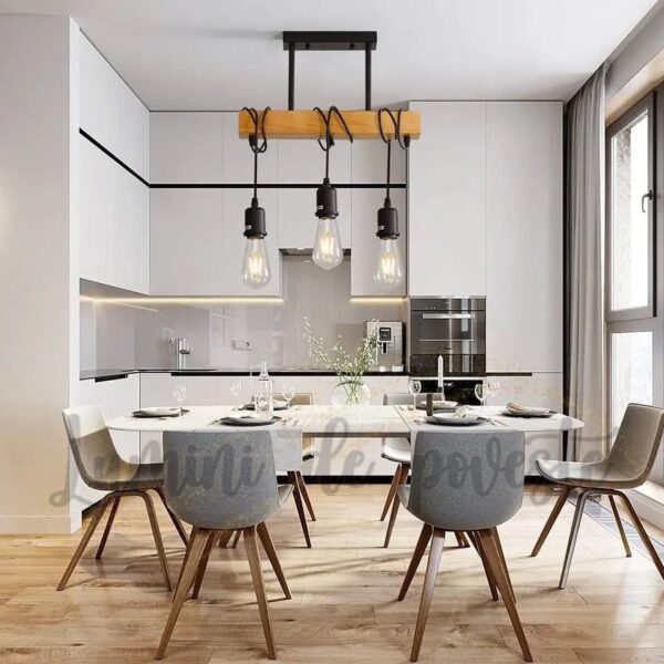 Lustra Vintage Wood