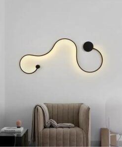 aplica led lasso black