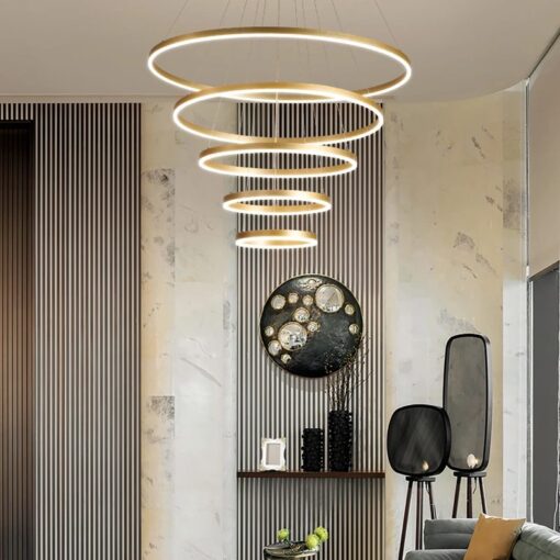 candelabru led minimalist gold 5