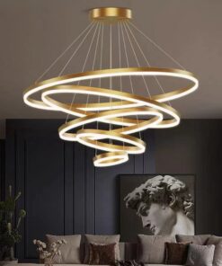 candelabru led minimalist gold 5