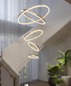 candelabru led minimalist gold 5