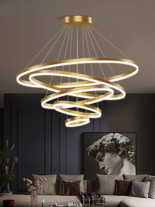 candelabru led minimalist gold 5