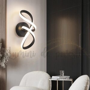 Aplica LED 20W Black Eternity