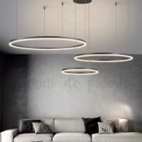Candelabru led 208W Minimalist Black 40+60+80
