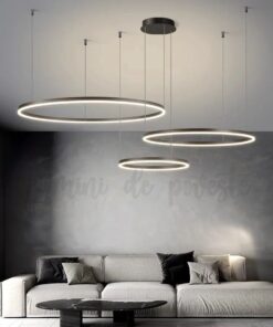 Candelabru led 208W Minimalist Black 40+60+80