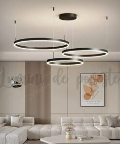 Candelabru LED 208W Minimalist Black 40+60+80