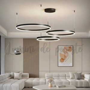 Candelabru LED 208W Minimalist Black 40+60+80