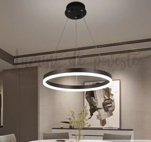 Candelabru LED 80W Minimalist 1 Slim Black