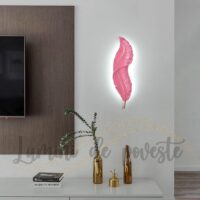 Aplica Mini Pink Feather