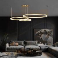 Candelabru LED 148W Minimalist Gold 30+40+60