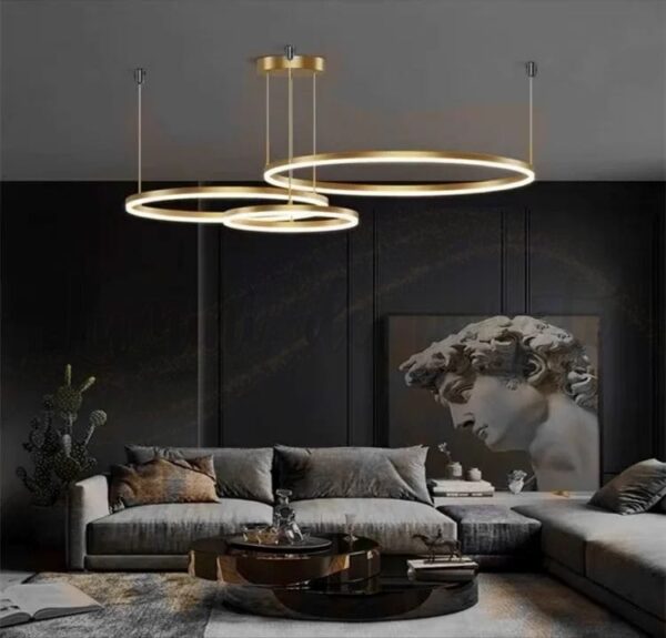 Candelabru LED 148W Minimalist Gold 30+40+60