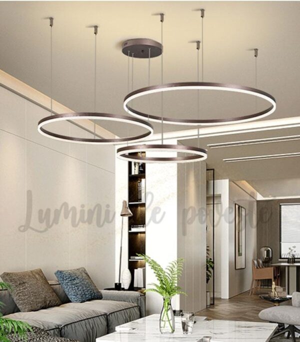 Candelabru LED 208W Minimalist Maro 40+60+80