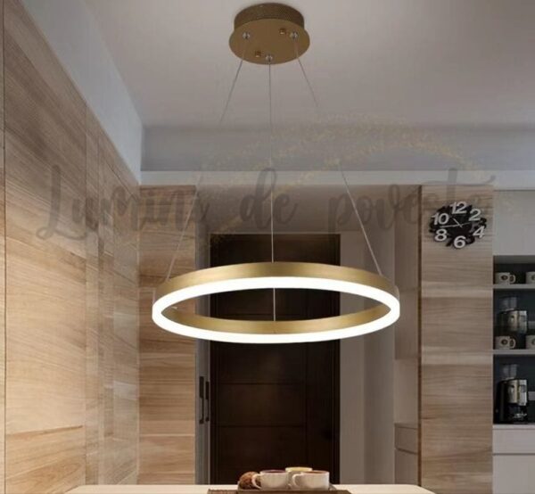 Candelabru LED 80W Minimalist 1 Slim Gold