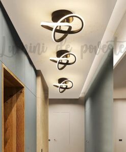 Aplica LED 24w Infinity Negru
