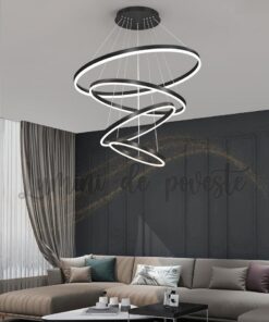 Candelabru LED 288W Minimalist 4 Black