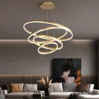 Candelabru LED 288W Minimalist 4 Gold