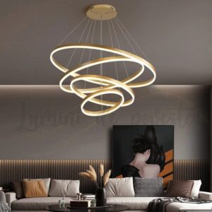 Candelabru LED 288W Minimalist 4 Gold