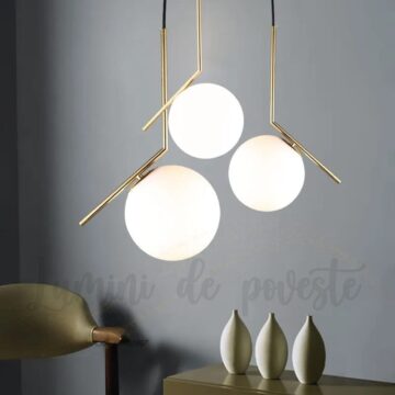 Candelabru Moon Liniar Gold