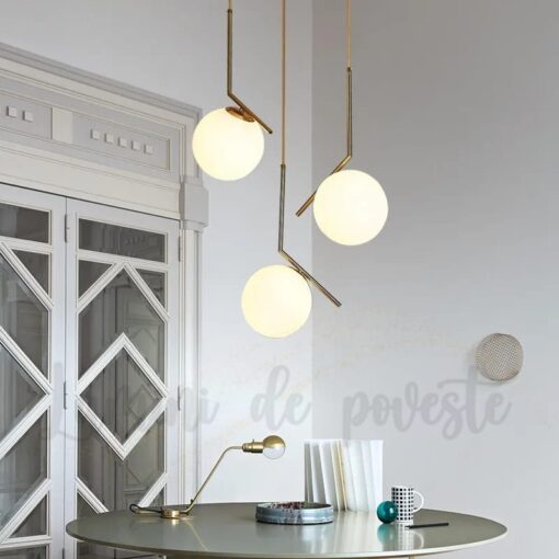 Candelabru Moon Liniar Gold