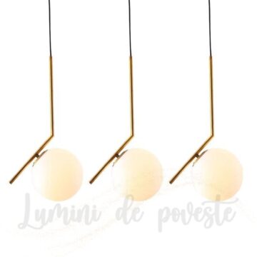 Candelabru Moon Liniar Gold