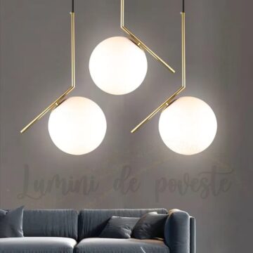 Candelabru Moon Liniar Gold
