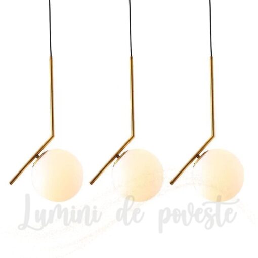 Candelabru Moon Liniar Gold