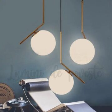 Candelabru Moon Liniar Gold
