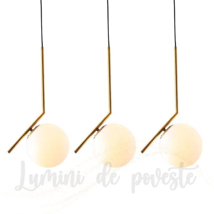 Candelabru Moon Liniar Gold