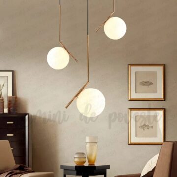 Candelabru Moon Liniar Gold