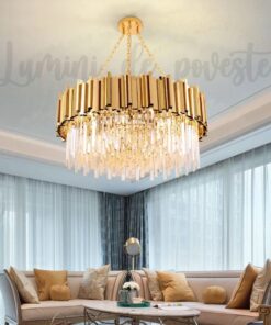 Candelabru Scaly Gold 450