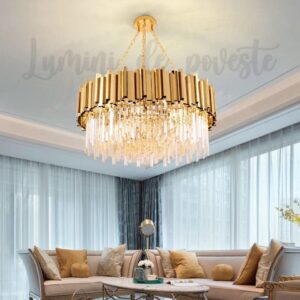 Candelabru Scaly Gold 450