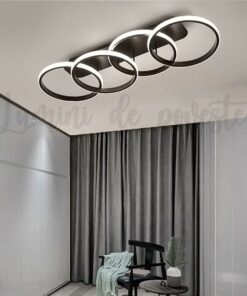 Lustra LED 104W Minimalist 4 Black