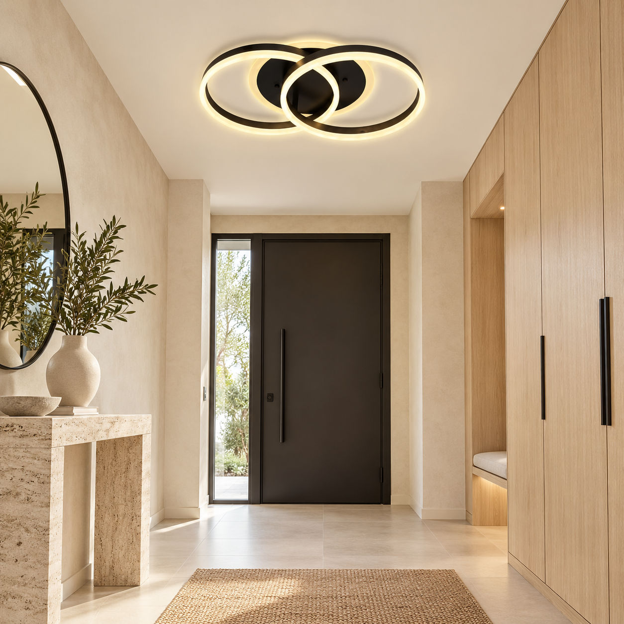 Lustra LED 120W Minimalist 2 Black, Telecomanda Lustra LED 120W Minimalist 2 Black, Telecomanda