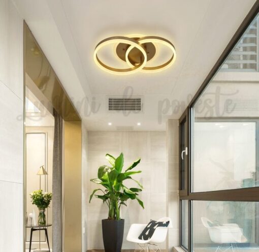 Lustra LED 120W Minimalist 2 Gold