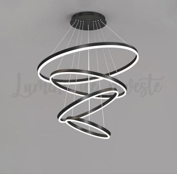Candelabru LED 288W Minimalist 4 Black