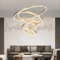 Candelabru LED 288W Minimalist 4 Gold